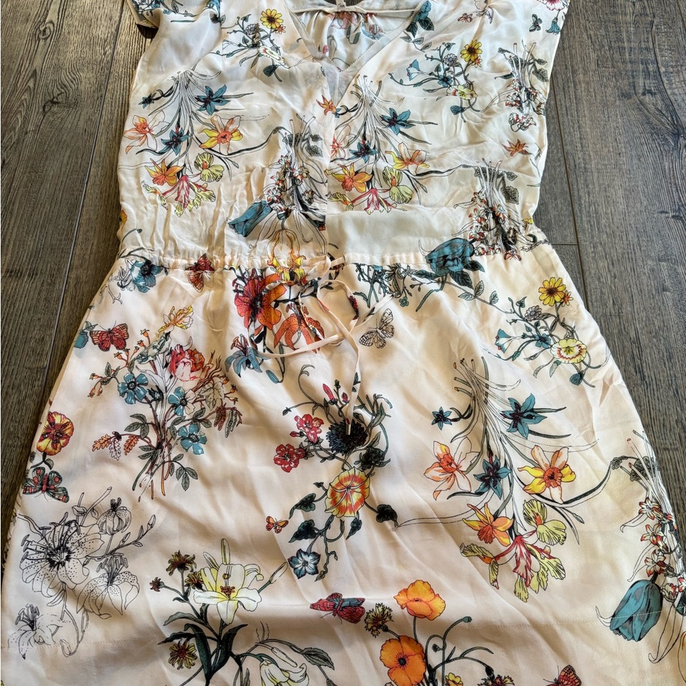 Rebecca Taylor Multicolor Floral Mini Dress